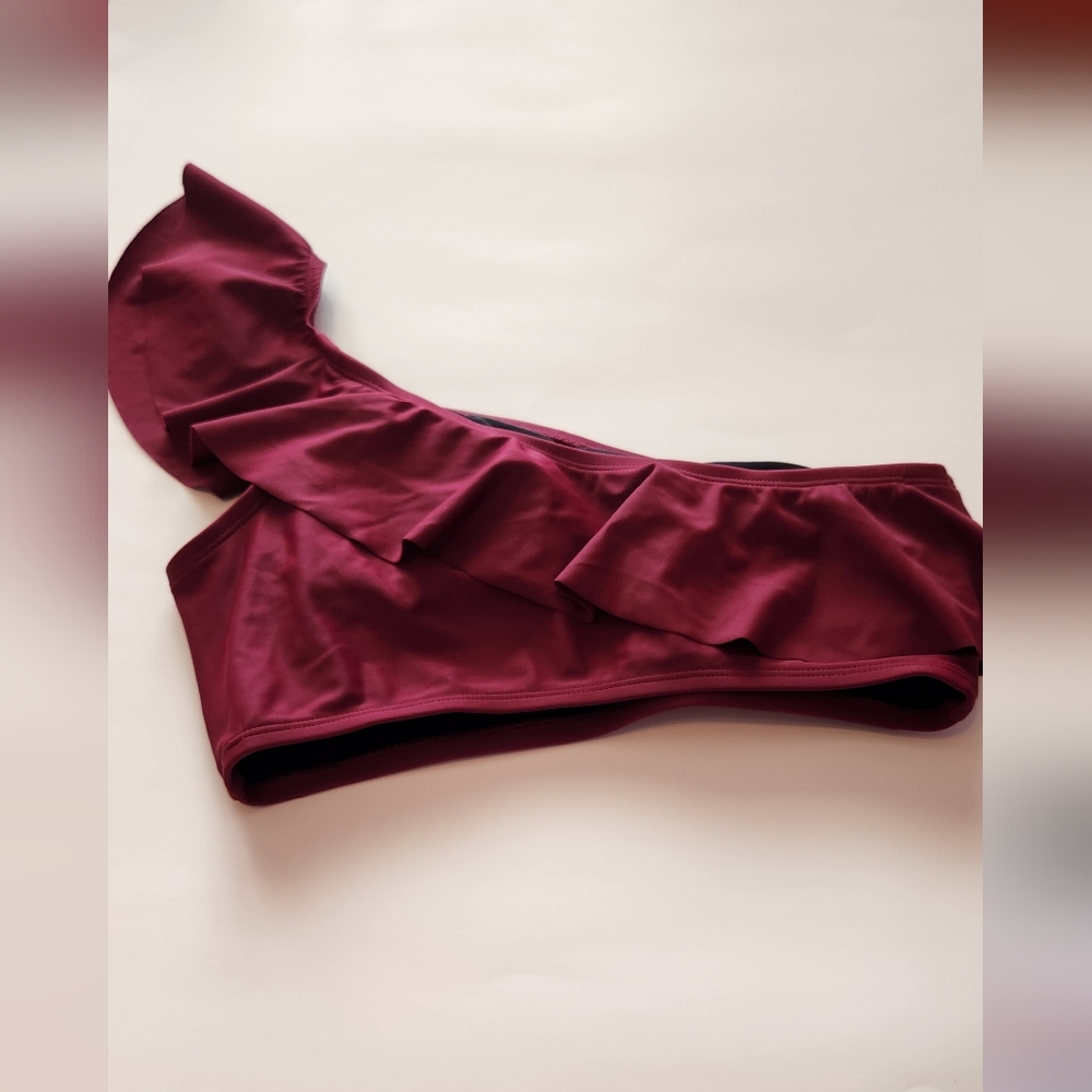 One Shoulder Swim Top